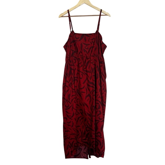 NWT Eloquii Tie Front Animal Print Midi Dress - Picture 4 of 7